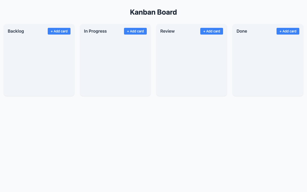 Screenshot der gerenderten App