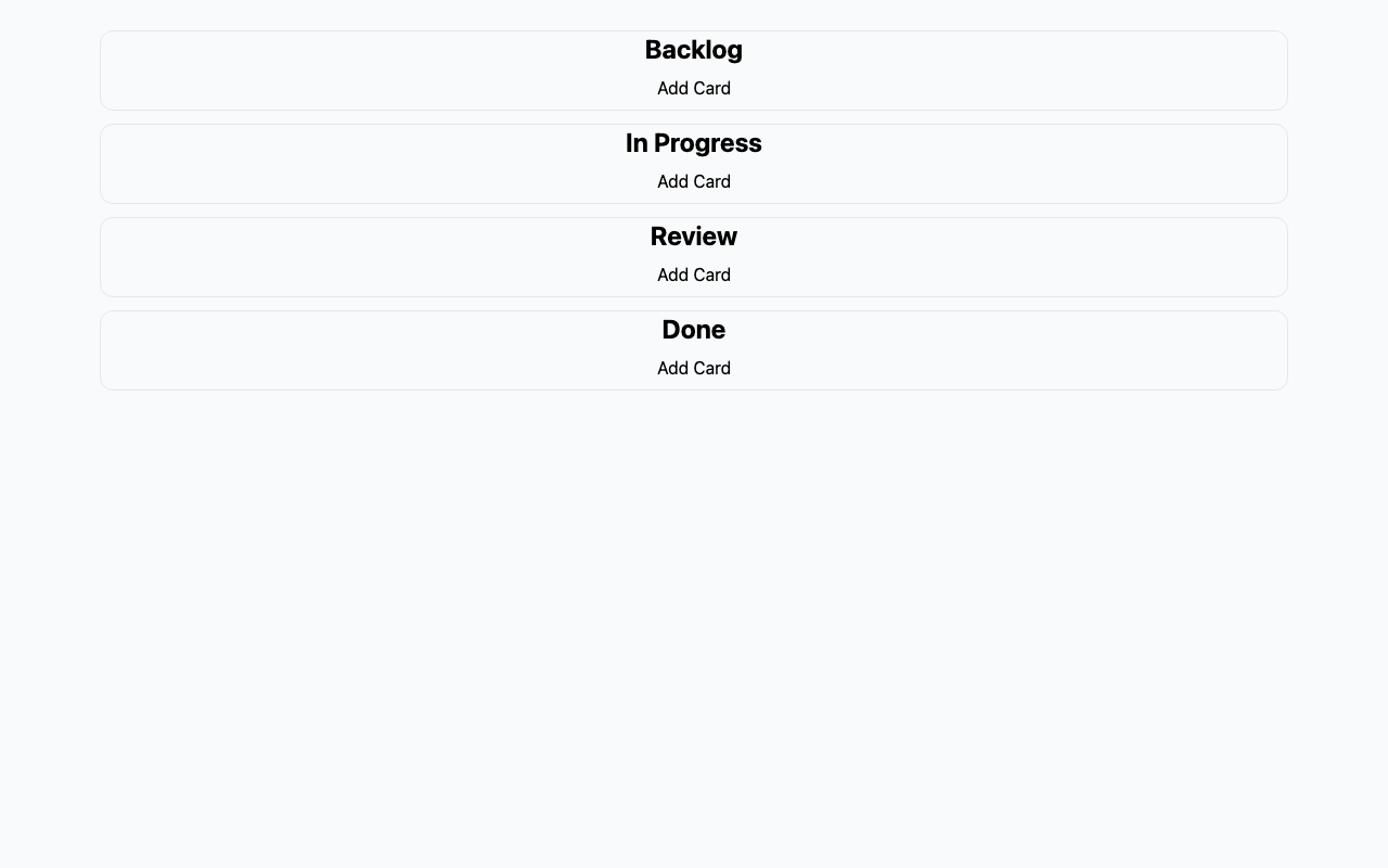 Screenshot der gerenderten App